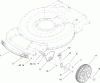 Toro 20334C - 22" Recycler Lawn Mower, 2009 (290000001-290999999) Ersatzteile FRONT AXLE ASSEMBLY