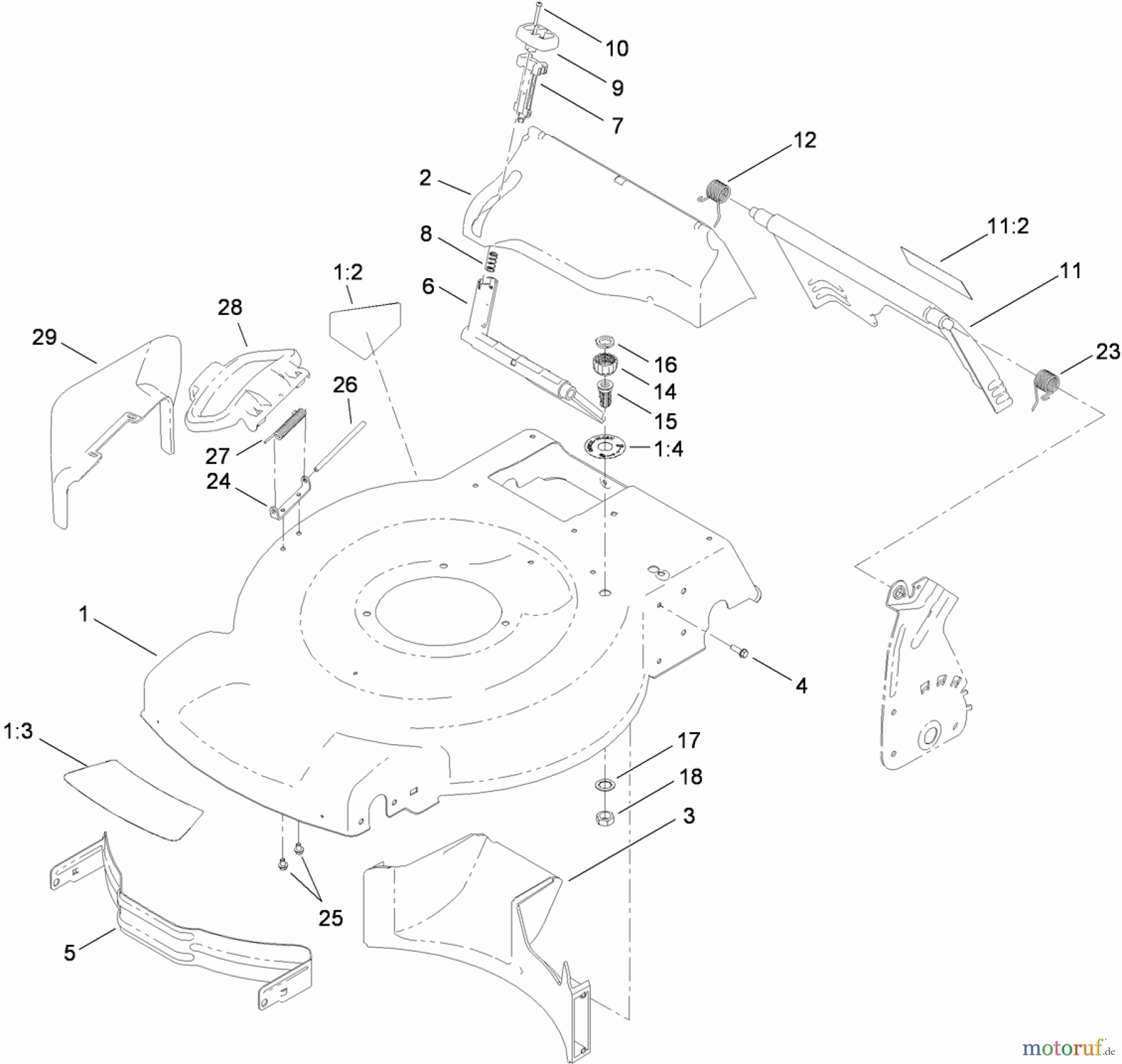 Toro Neu Mowers, Walk-Behind Seite 1 20334C - Toro 22