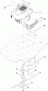 Toro 20338 - 22" Recycler Lawn Mower, 2011 (311000001-311999999) Ersatzteile ENGINE AND BLADE ASSEMBLY