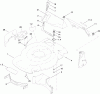 Toro 20338 - 22" Recycler Lawn Mower, 2011 (311000001-311999999) Ersatzteile HOUSING AND REAR DOOR ASSEMBLY