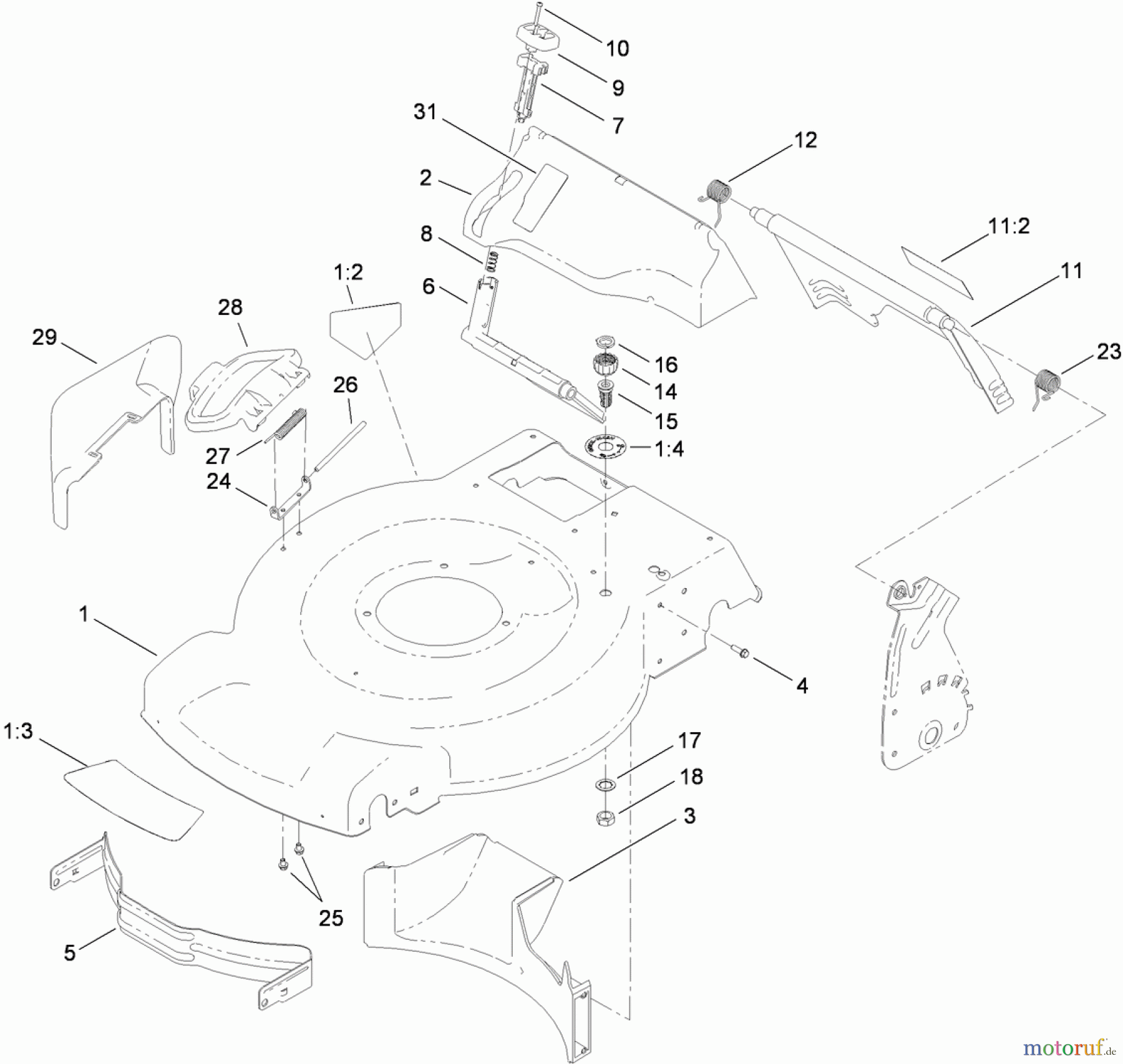  Toro Neu Mowers, Walk-Behind Seite 1 20338 - Toro 22