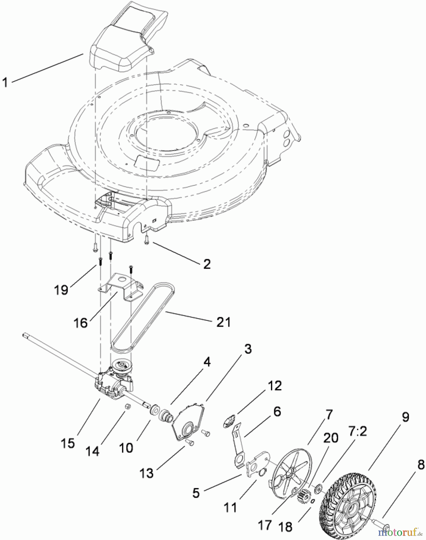Toro Neu Mowers, Walk-Behind Seite 1 20351 - Toro 22