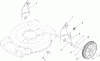 Toro 20351 - 22" Recycler Lawn Mower, 2009 (290000001-290999999) Ersatzteile REAR AXLE AND WHEEL ASSEMBLY