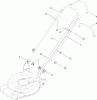 Toro 20351 - 22" Recycler Lawn Mower, 2010 (310000001-310002364) Ersatzteile HANDLE ASSEMBLY