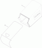 Toro 20351 - 22" Recycler Lawn Mower, 2010 (310000001-310002364) Ersatzteile REAR BAG ASSEMBLY