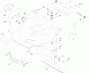 Toro 20370 - 22" Recycler Lawn Mower, 2012 (SN 312000001-312999999) Ersatzteile HOUSING AND REAR DEFLECTOR ASSEMBLY
