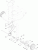 Toro 20371 - 22" Recycler Lawn Mower, 2012 (SN 312000001-312999999) Ersatzteile TRANSMISSION AND FRONT WHEEL DRIVE ASSEMBLY