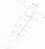 Toro 20377 - 22" Recycler Lawn Mower, 2012 (SN 312000001-312999999) Ersatzteile HANDLE ASSEMBLY