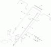 Toro 20380 - Super Recycler Lawn Mower, 2012 (SN 312000001-312999999) Ersatzteile HANDLE ASSEMBLY