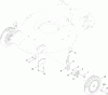Toro 20382 - Super Recycler Lawn Mower, 2012 (SN 312000001-312999999) Ersatzteile FRONT WHEEL AND HEIGHT-OF-CUT ASSEMBLY