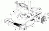 Toro 20407 - Lawnmower, 1977 (7000001-7999999) Ersatzteile HOUSING ASSEMBLY
