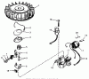 Toro 20407 - Lawnmower, 1977 (7000001-7999999) Ersatzteile MAGNETO NO. 610793A