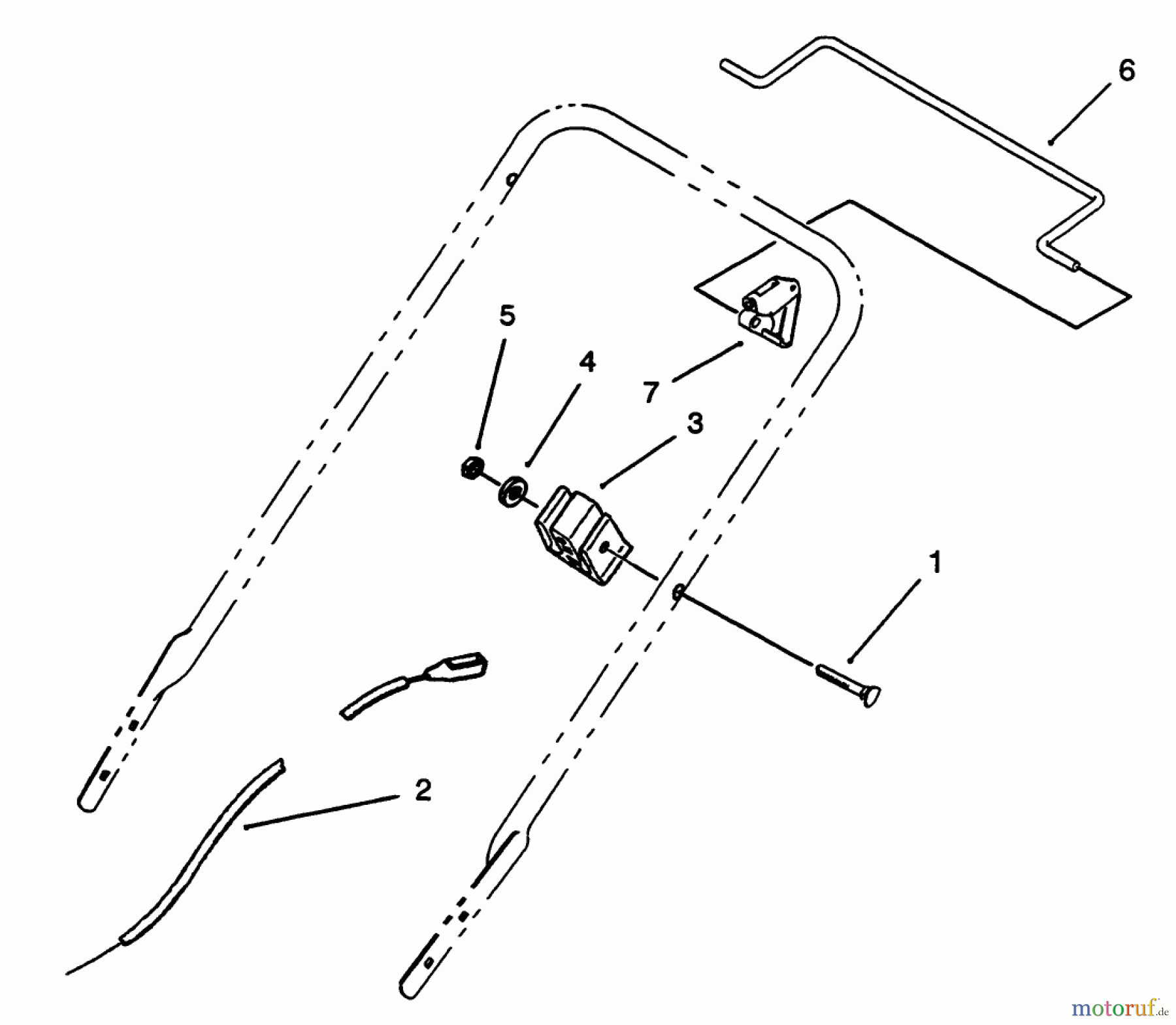 Toro Neu Mowers, Walk-Behind Seite 1 20433 - Toro Lawnmower, 1993 (39000001-39999999) BRAKE CONTROL ASSEMBLY