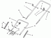 Toro 20433 - Lawnmower, 1993 (39000001-39999999) Ersatzteile HANDLE ASSEMBLY