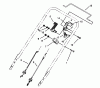 Toro 20434 - Recycler II, 1994 (4900001-4999999) Ersatzteile TRACTION CONTROL ASSEMBLY