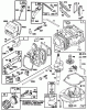 Toro 20438WF - Lawnmower, 1993 (39000001-39999999) Ersatzteile ENGINE GTS-150 #1