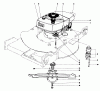 Toro 20660 - Lawnmower, 1974 (4000001-4999999) Ersatzteile ENGINE ASSEMBLY MODEL NO. 20550