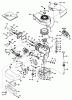 Toro 20660 - Lawnmower, 1974 (4000001-4999999) Ersatzteile ENGINE TECUMSEH MODEL NO. TNT 120-12002 (MOWER MODEL NOS. 20440 AND 20550)