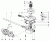 Toro 20660 - Lawnmower, 1974 (4000001-4999999) Ersatzteile GEAR CASE ASSEMBLY MODEL NOS. 20550 AND 20660
