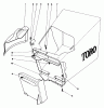 Toro 20660 - Lawnmower, 1974 (4000001-4999999) Ersatzteile GRASS BAG ASSEMBLY MODEL NOS. 20440, 20550 AND 20660