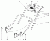 Toro 20660 - Lawnmower, 1974 (4000001-4999999) Ersatzteile HANDLE ASSEMBLY MODEL NO. 20440