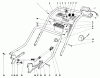 Toro 20660 - Lawnmower, 1974 (4000001-4999999) Ersatzteile HANDLE ASSEMBLY-MODEL NO. 20660