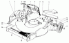 Toro 20660 - Lawnmower, 1974 (4000001-4999999) Ersatzteile HOUSING ASSEMBLY MODEL NO. 20440