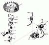 Toro 20660 - Lawnmower, 1974 (4000001-4999999) Ersatzteile MAGNETO NO. 610755 (MOWER MODEL NOS. 20440 AND 20550)