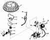 Toro 20660 - Lawnmower, 1974 (4000001-4999999) Ersatzteile MAGNETO NO. 610900 (MOWER MODEL NO. 20660)