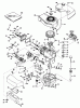 Toro 20440 - Lawnmower, 1975 (5000001-5999999) Ersatzteile ENGINE TECUMSEH MODEL NO. TNT 120-12002