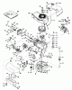Toro 20440 - Lawnmower, 1975 (5000001-5999999) Ersatzteile ENGINE TECUMSEH MODEL NO. TNT 120-12003