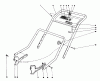 Toro 20440 - Lawnmower, 1975 (5000001-5999999) Ersatzteile HANDLE ASSEMBLY