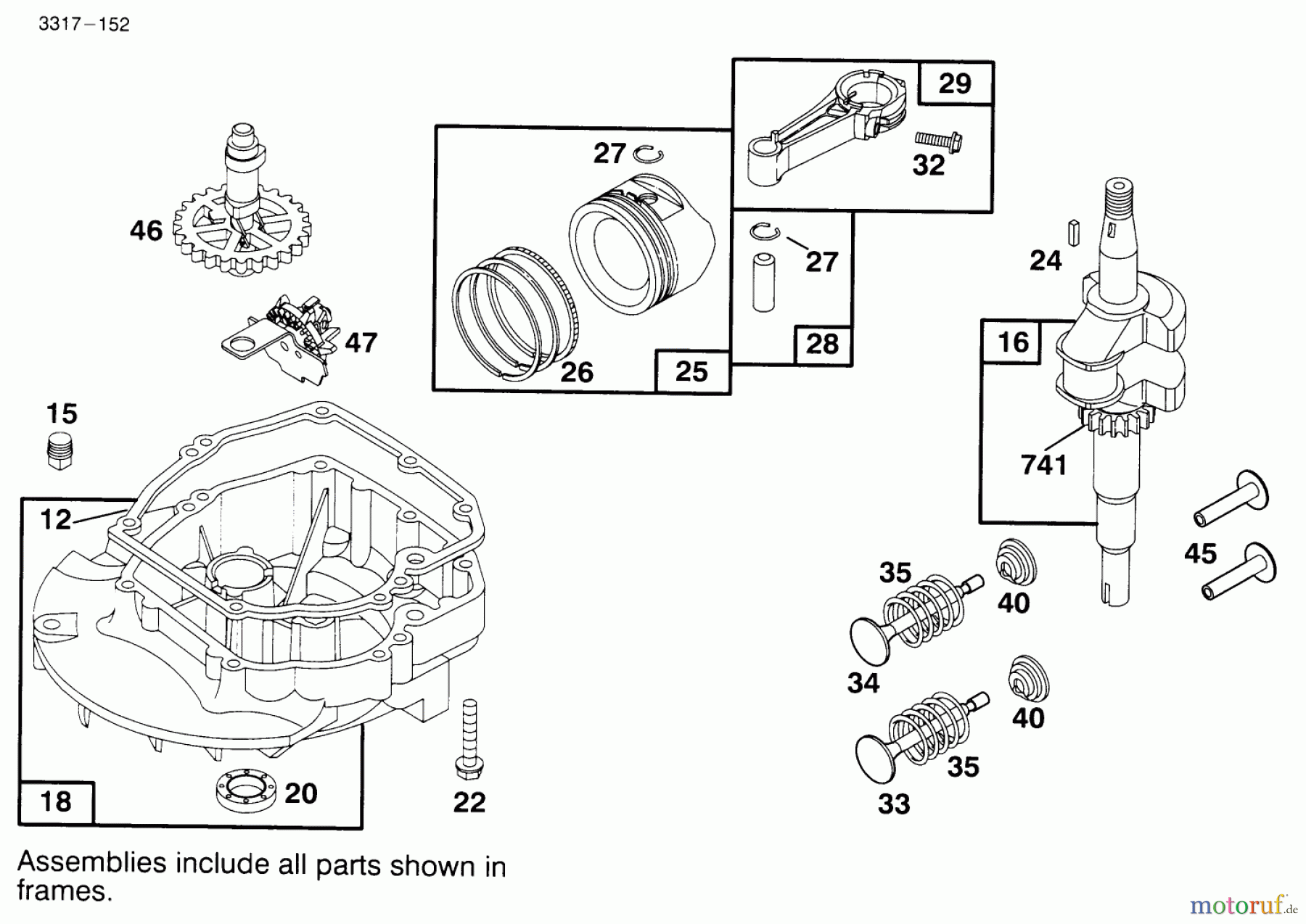 Toro Neu Mowers, Walk-Behind Seite 1 20443 - Toro Lawnmower, 1995 (5900001-5999999) ENGINE BRIGGS & STRATTON MODEL 127802-0640-01 #2