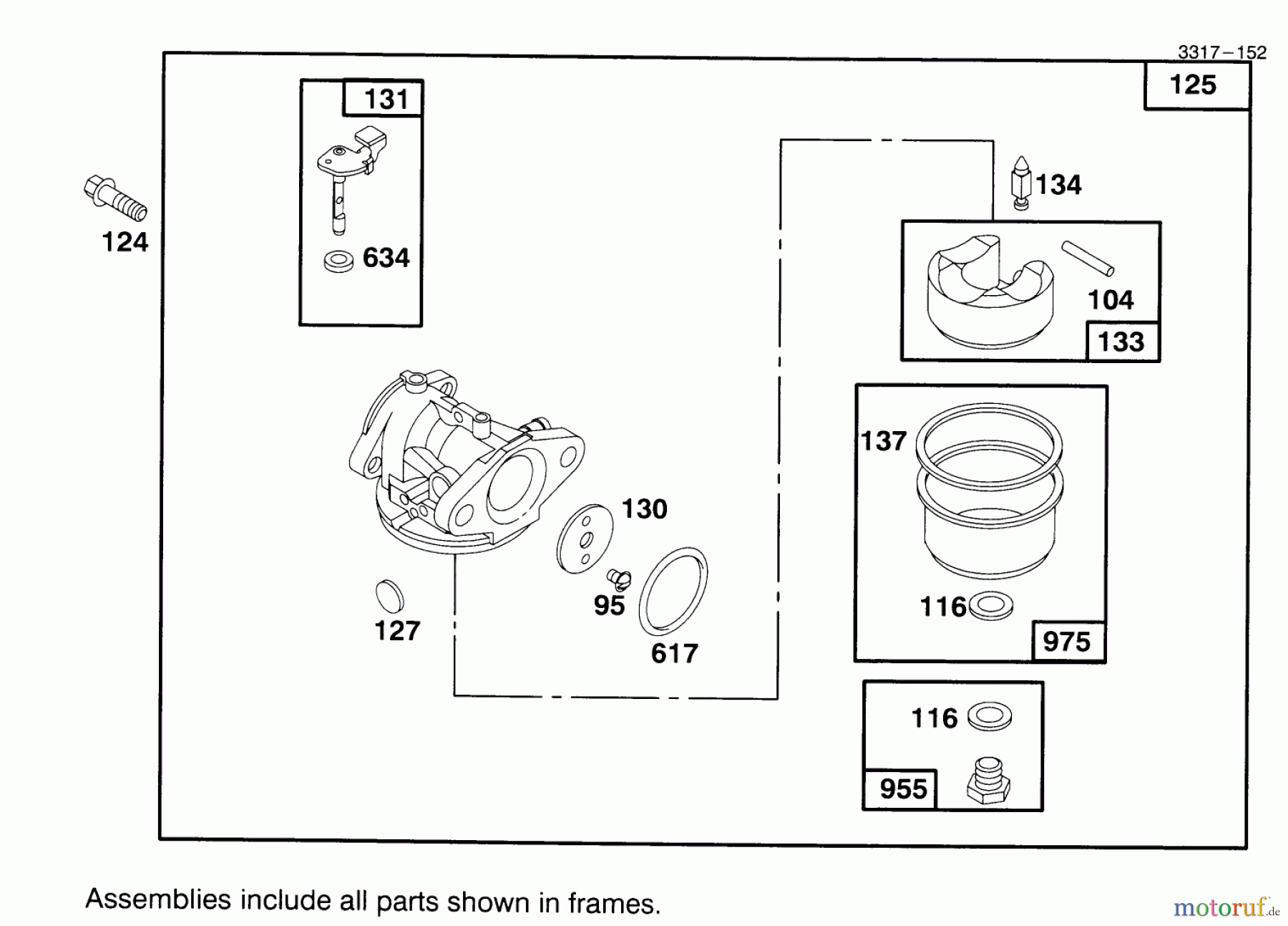 Toro Neu Mowers, Walk-Behind Seite 1 20441 - Toro Lawnmower, 1995 (5900001-5999999) ENGINE BRIGGS & STRATTON MODEL 127802-0640-01 #3