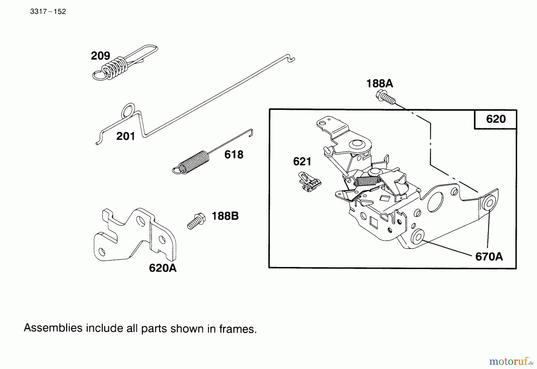 Toro Neu Mowers, Walk-Behind Seite 1 20441 - Toro Lawnmower, 1995 (5900001-5999999) ENGINE BRIGGS & STRATTON MODEL 127802-0640-01 #4