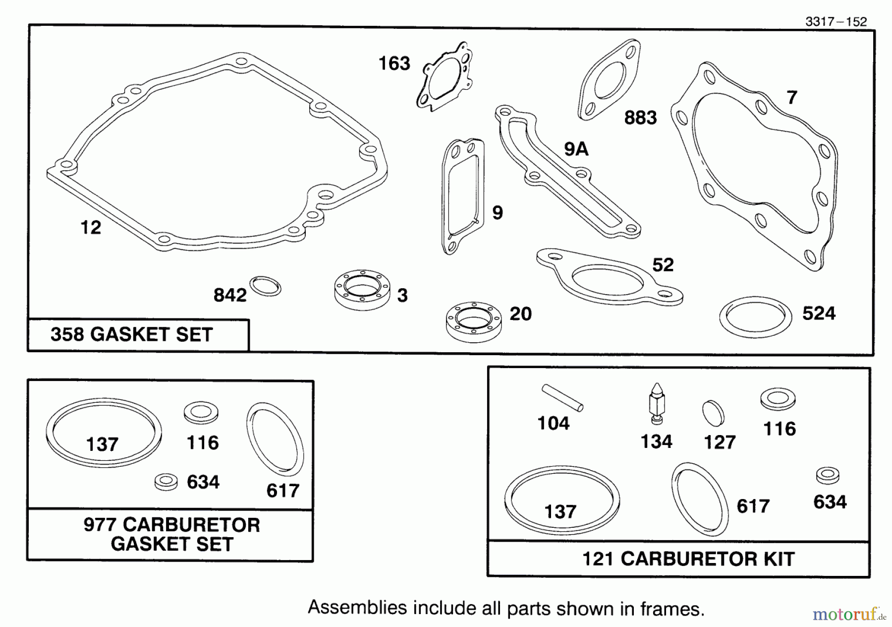 Toro Neu Mowers, Walk-Behind Seite 1 20441 - Toro Lawnmower, 1995 (5900001-5999999) ENGINE BRIGGS & STRATTON MODEL 127802-0640-01 #9