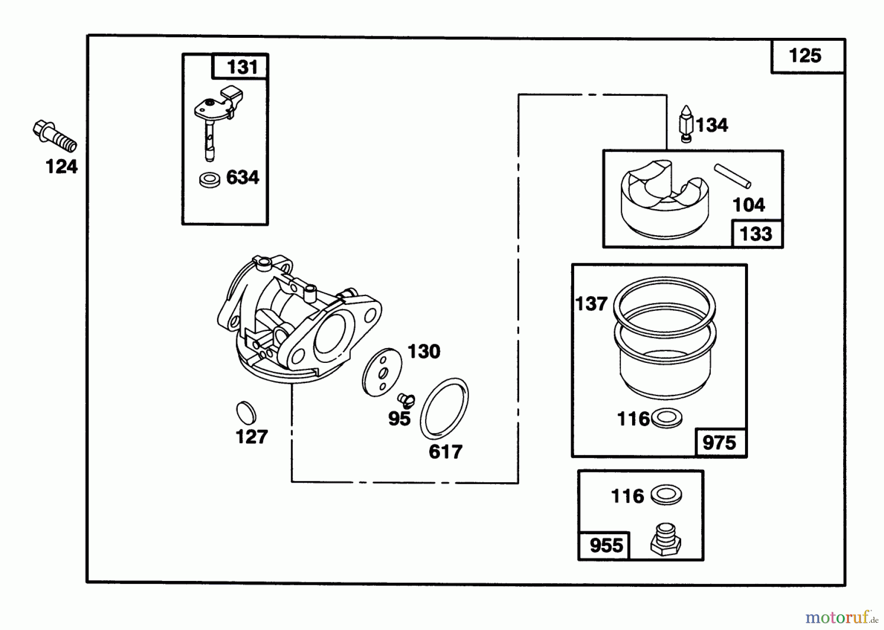 Toro Neu Mowers, Walk-Behind Seite 1 20441 - Toro Lawnmower, 1996 (6900001-6999999) ENGINE BRIGGS & STRATTON MODEL 127802-0640-01 #3