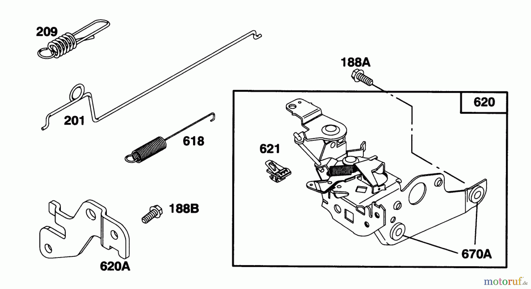 Toro Neu Mowers, Walk-Behind Seite 1 20441 - Toro Lawnmower, 1996 (6900001-6999999) ENGINE BRIGGS & STRATTON MODEL 127802-0640-01 #4