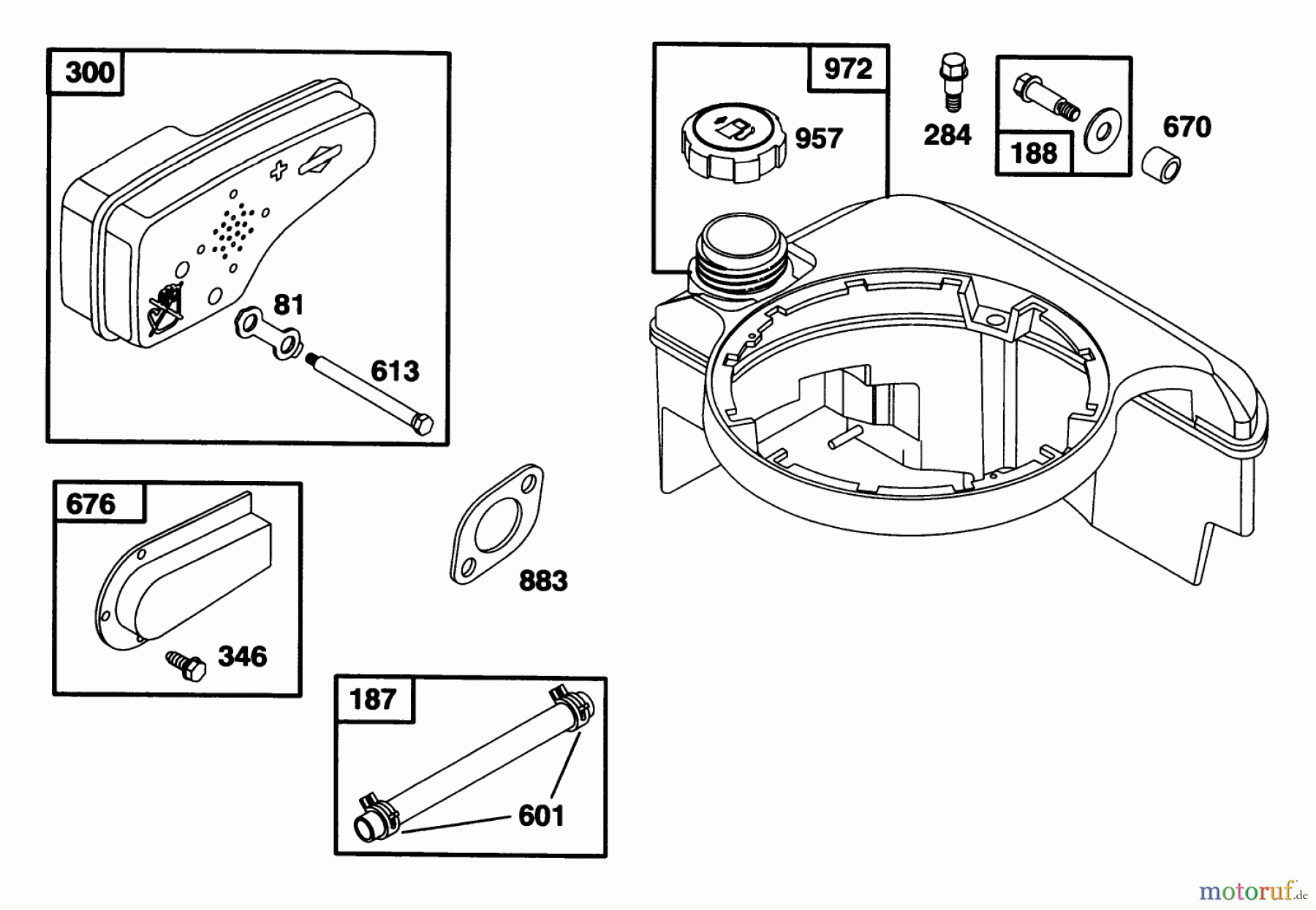 Toro Neu Mowers, Walk-Behind Seite 1 20441 - Toro Lawnmower, 1996 (6900001-6999999) ENGINE BRIGGS & STRATTON MODEL 127802-0640-01 #8