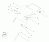 Toro 20441 - Lawnmower, 1996 (6900001-6999999) Ersatzteile HANDLE ASSEMBLY