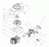 Toro 20441 - Lawnmower, 1996 (6900001-6999999) Ersatzteile SHROUD & BLOCK ASSEMBLY (MODEL NO. 20441 ONLY)