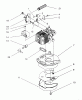 Toro 20444 - Lawnmower, 1996 (6900001-6999999) Ersatzteile BRAKE & MUFFLER ASSEMBLY (MODEL NO. 20442 ONLY)