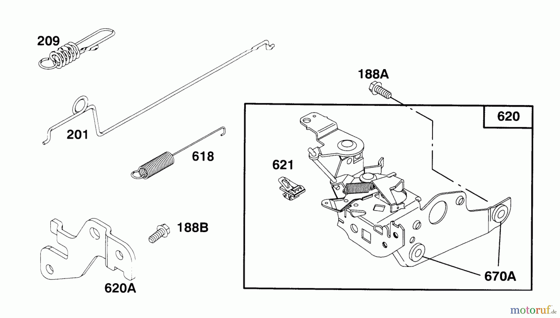  Toro Neu Mowers, Walk-Behind Seite 1 20444 - Toro Lawnmower, 1996 (6900001-6999999) ENGINE BRIGGS & STRATTON MODEL 127802-0640-01 #4