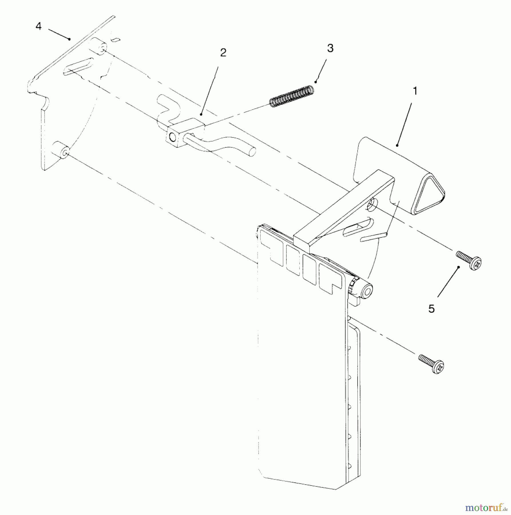 Toro Neu Mowers, Walk-Behind Seite 1 20444 - Toro Lawnmower, 1996 (6900001-6999999) REAR BAGGING ASS-Y (MODEL NO. 20454 ONLY) #2