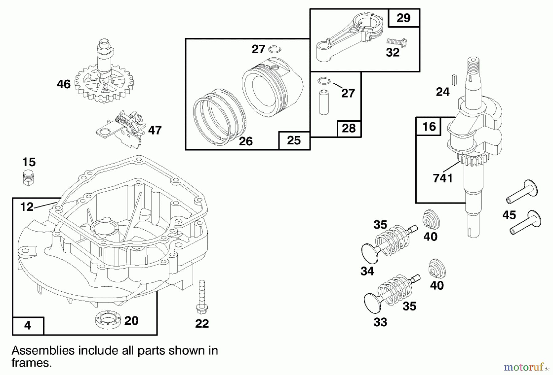 Toro Neu Mowers, Walk-Behind Seite 1 20445 - Toro Lawnmower, 1997 (7900001-7999999) ENGINE BRIGGS & STRATTON MODEL 12F802-1750-A1 #2