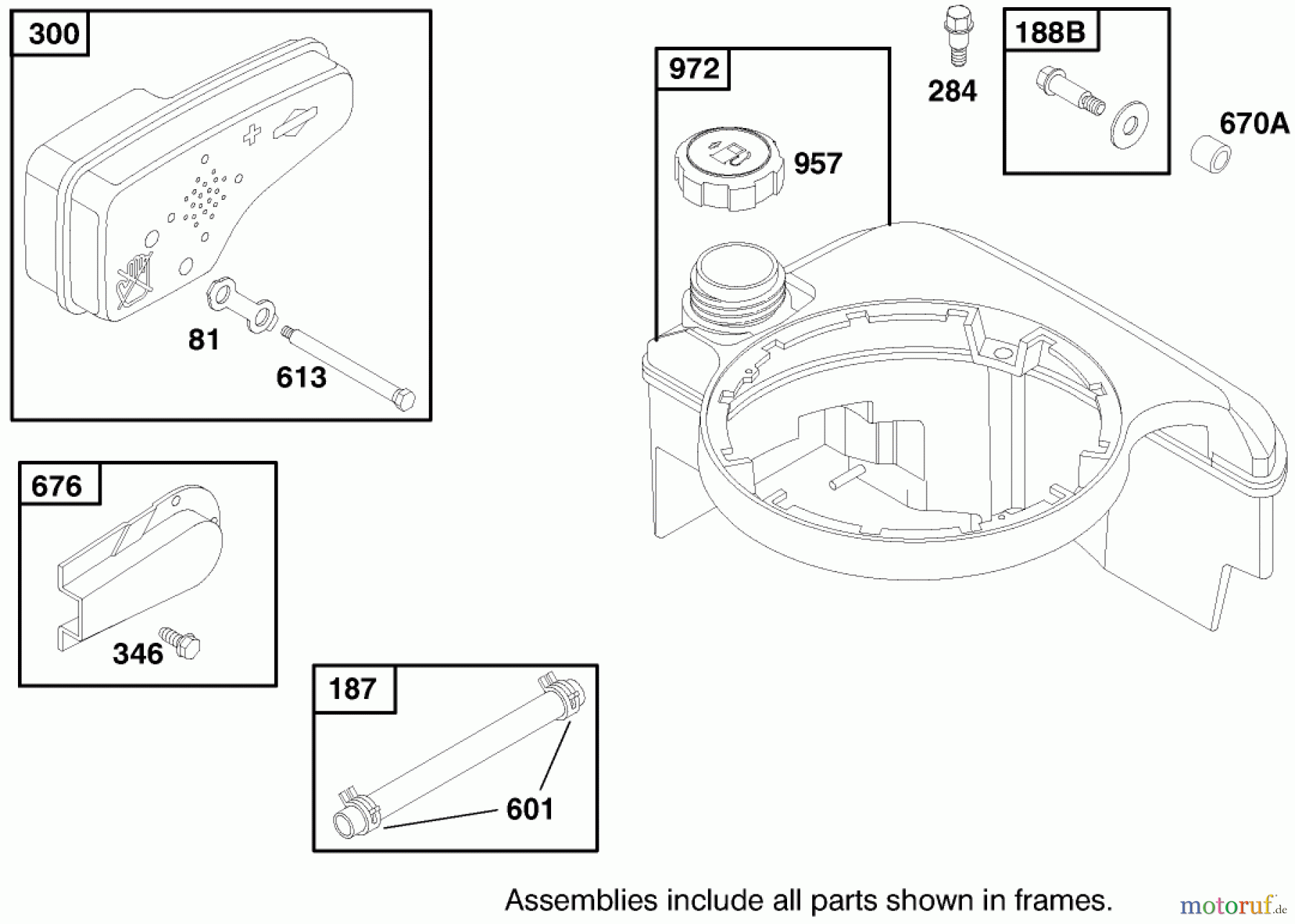 Toro Neu Mowers, Walk-Behind Seite 1 20450 (R-21P) - Toro Recycler Mower, R-21P, 1998 (8900001-8999999) ENGINE BRIGGS & STRATTON MODEL 12F802-1750-E1 #6