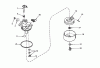 Toro 20451 - Lawnmower, 1976 (6000001-6999999) Ersatzteile CARBURETOR NO. 631784A