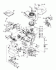 Toro 20451 - Lawnmower, 1976 (6000001-6999999) Ersatzteile ENGINE TECUMSEH MODEL NO. TNT 100-10045