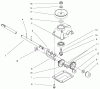 Toro 20452 (R-21S) - Recycler Mower, R-21S, 1998 (8900001-8999999) Ersatzteile GEAR CASE ASSEMBLY