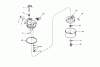 Toro 20456 - Lawnmower, 1976 (6000001-6999999) Ersatzteile CARBURETOR NO. 631831